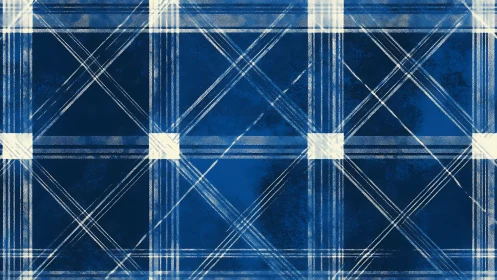 Blue grid pattern shows intersecting diagonal and vertical lines