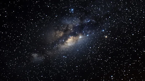 Galactic lantern adrift in a velvet storm of stars.