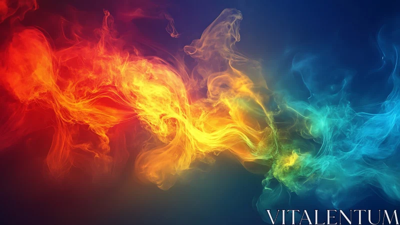 Chromatic Fluid Dynamics: Incandescent Energy Transitioning Through Spectral Gradients.