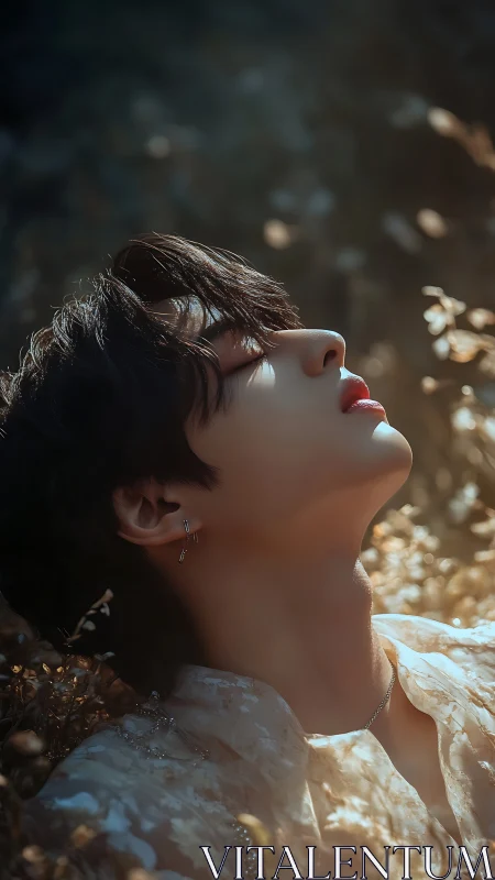 Sunlit daydream in a quiet field of golden whispers.