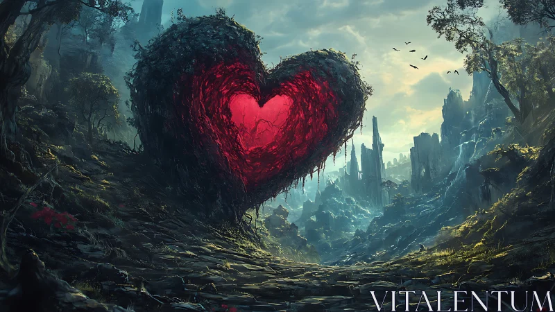 Radiant Heart Pulses Through Forgotten Cavern Gates