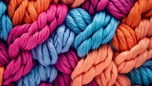 Macro study of twisted multi colored yarn bundles with tight fiber structure