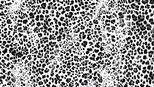 High contrast leopard print pattern displays densely packed markings