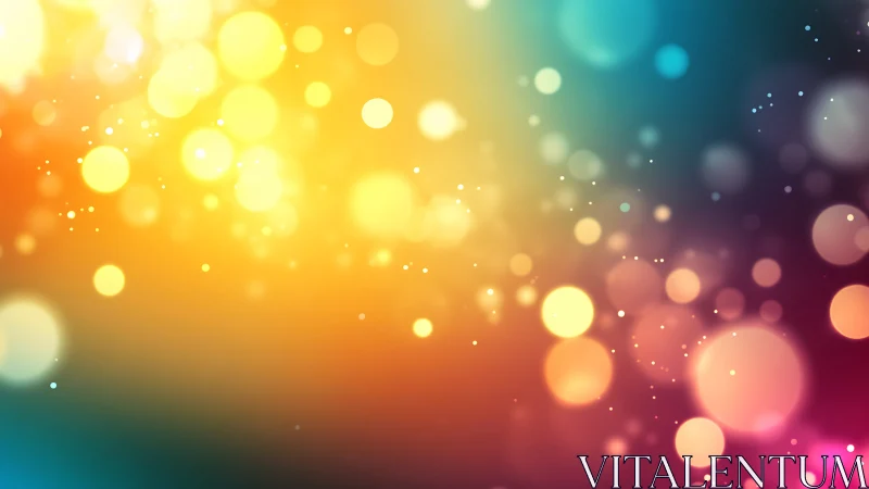 Multicolor Gaussian bokeh gradient with luminous blur fields.