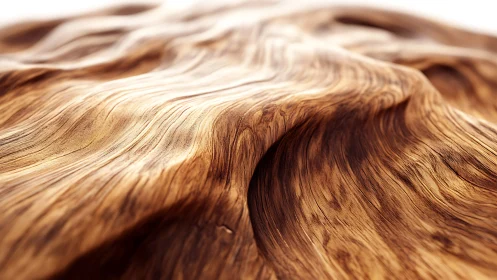 Flowing wooden surface ripples with warm organic movement