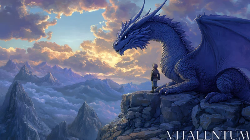 Skycrest pact between boy and sapphire mountain dragon.