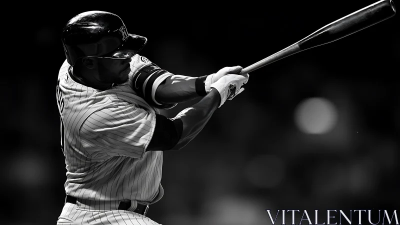 Swing in the spotlight, a powerful moment of quiet focus.