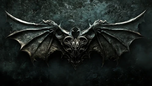 Barbed dragon wings weld themselves into a nightmetal crest