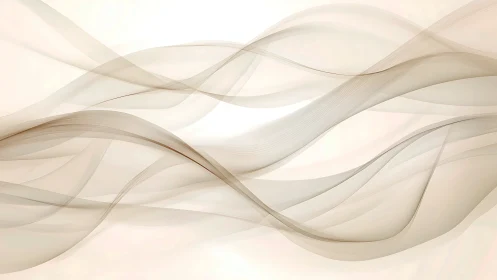 Minimalist beige waveforms in layered abstract composition.