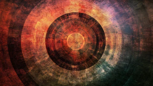 Concentric circular pattern shows layered textured radial rings