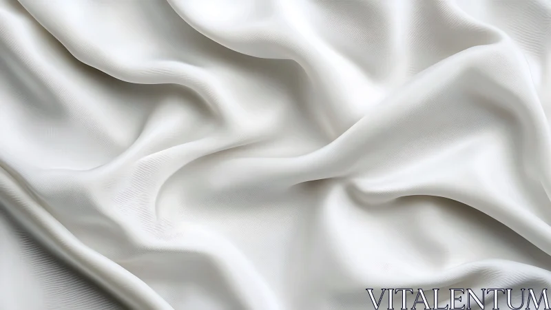 Flowing white fabric with sculptural folds and soft shadows.