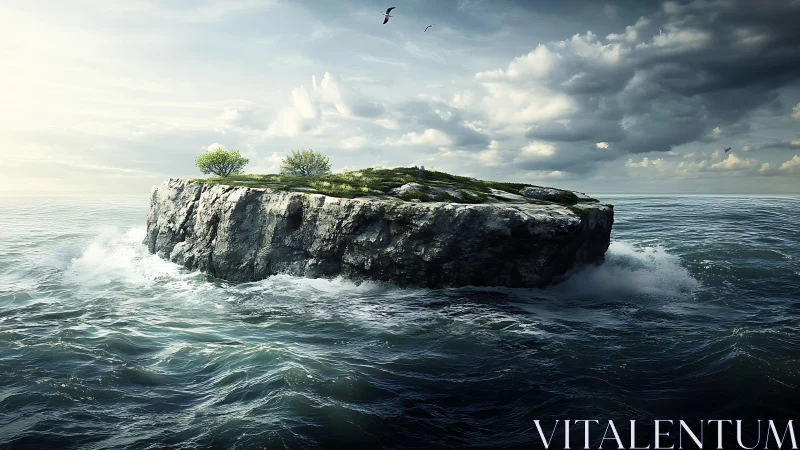 Stubborn Stone: Where Bedrock Meets the Roaring Tide.