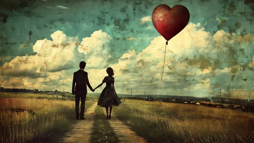 Two Hearts, One Journey: Love Takes Flight.