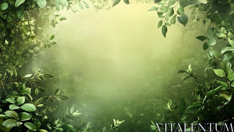 Emerald Sanctuary: Where Verdant Whispers Frame the Light.