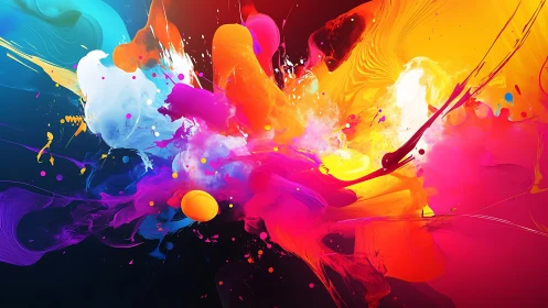 High-energy chromatic fluid dynamics in multicolor abstract field