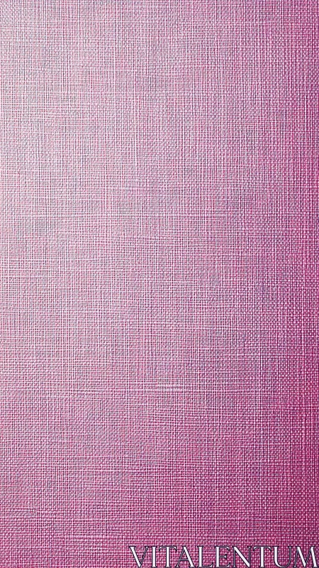 Pink woven textile surface shows uniform crosshatched grid