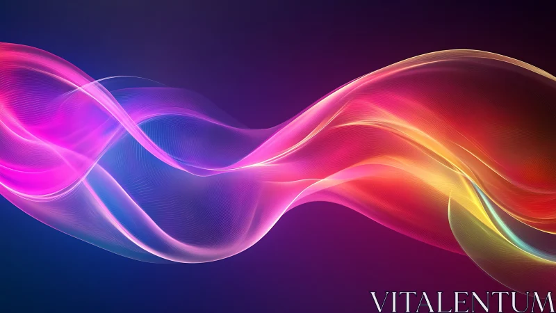 Chromatic ribbons drift like singing light over midnight