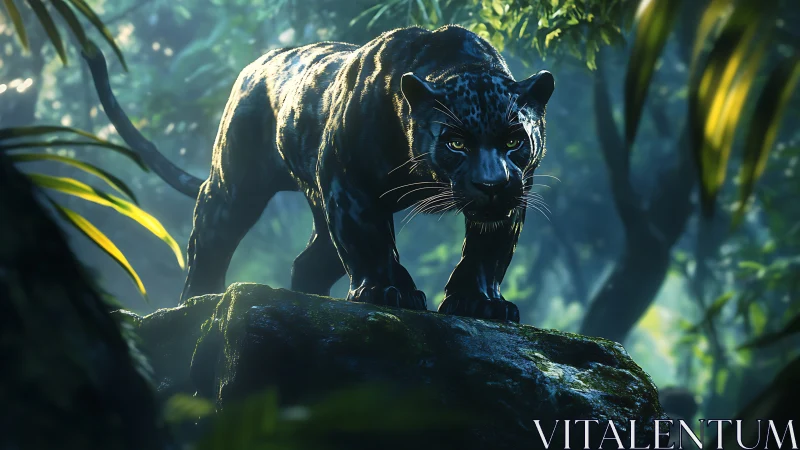 Black Panther in Jungle Sanctuary.