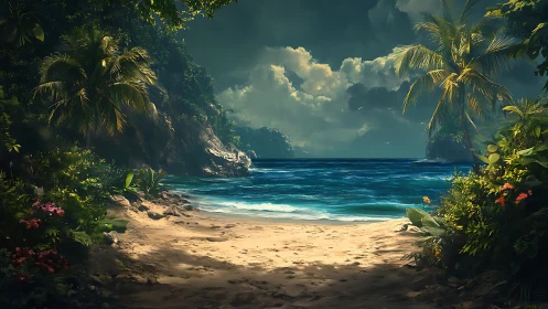 Tropical Paradise Beach Awaits Your Discovery