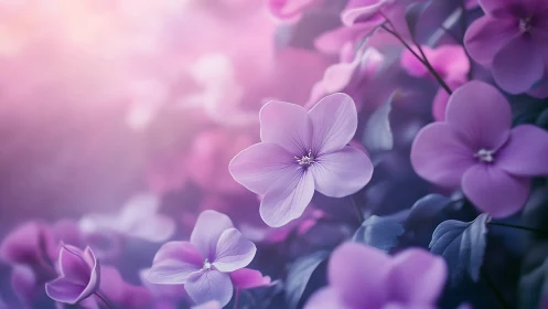 Lavender Whispers Dance Through Luminous Dreamscape