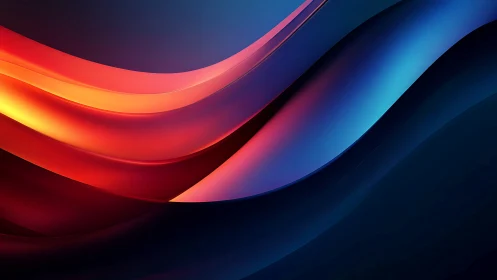 Molten Neon Rivers Glide Across Midnight Gradients.