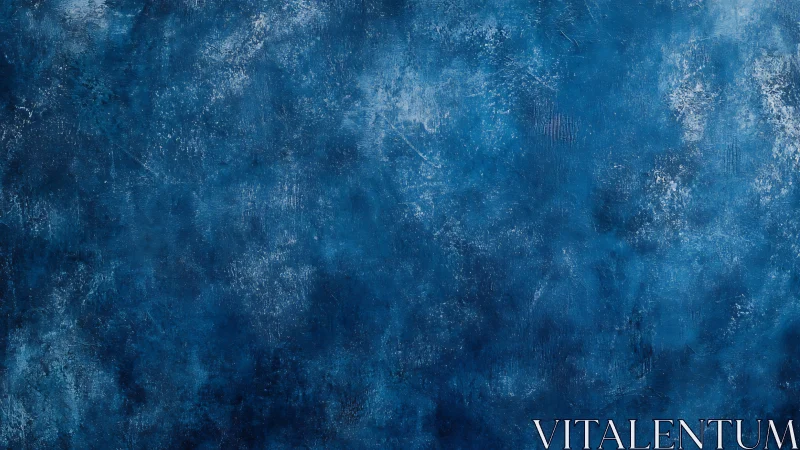 Deep textured blue abstract background suggests calm depth