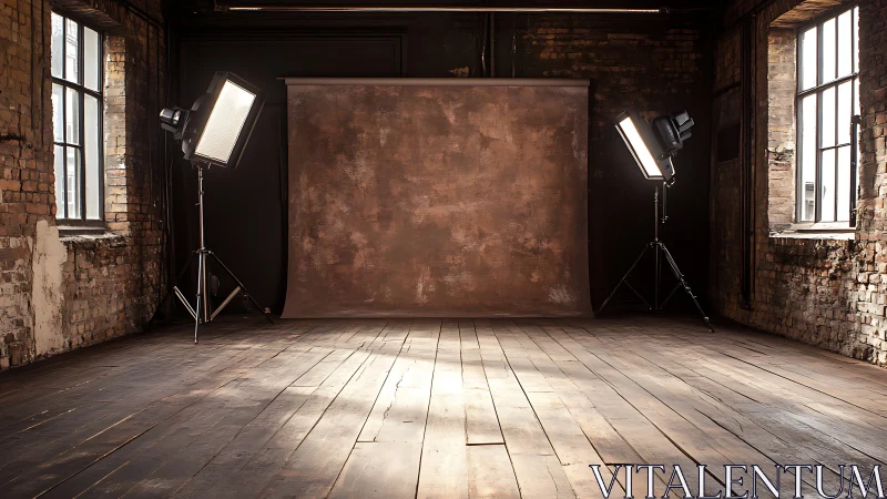 Empty warehouse studio waits for its next quiet legend