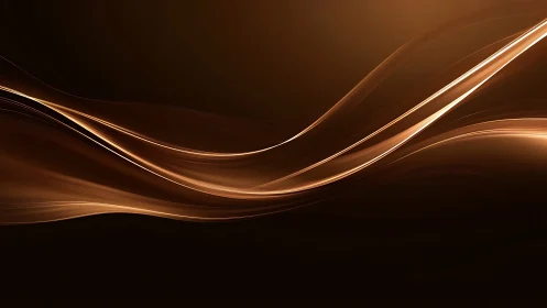 Copper light waveforms on dark gradient digital backdrop.