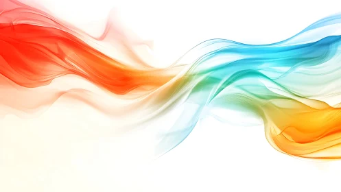 Multicolor translucent waveforms form fluid spectral gradients