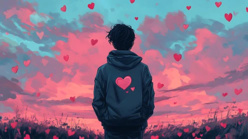 Solitary Heart: A Young Soul Gazes Through Love