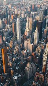Sunlit skyscraper canyons crown a humming winter metropolis.