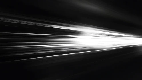 White motion streaks cutting across a dark background.