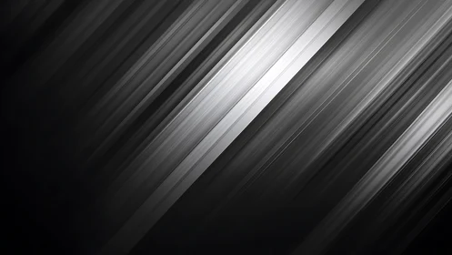 Monochrome diagonal metallic streaks on dark background.
