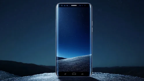 Samsung Galaxy's Cosmic Escape: A Digital Dream.