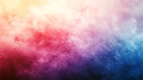 Nebula Drift in Sunrise Tones and Deep Ocean Blues.