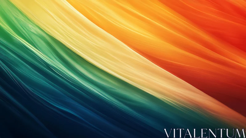 Diagonal multicolor gradient bands form layered flowing textures