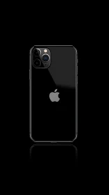 iPhone 13 Pro Max Black: Triple Lens Camera Array Rear Configuration.