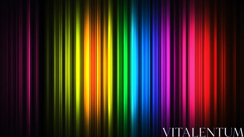 Chromatic emission bands with vertical spectral diffusion study.