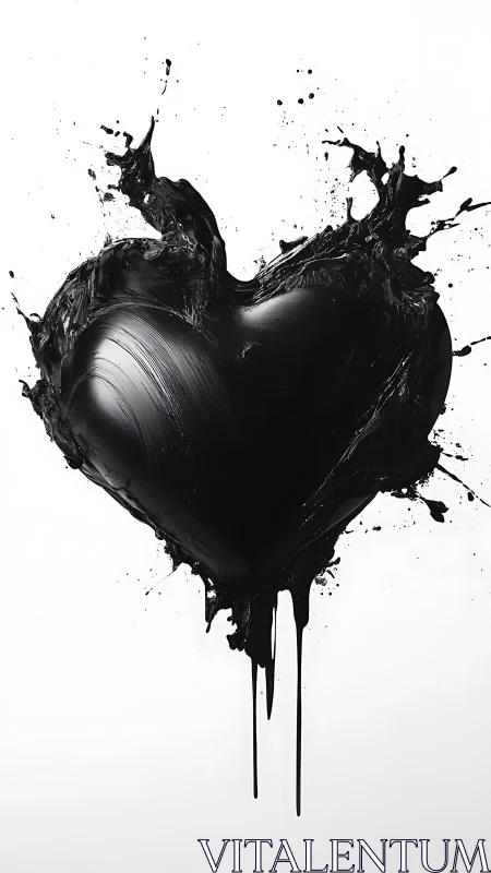 Dark Heart Bursts with Explosive Liquid Drama
