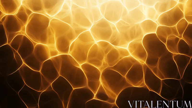 Glowing Honeycomb Magic: Warmth and Light Dance Together.