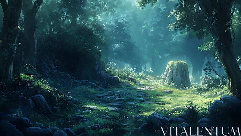 Luminous Cavern Sanctuary: Ancient Forest Awakens.