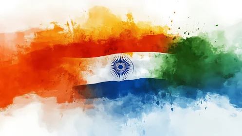 Saffron sky, emerald wind, and a singing Ashoka chakra.