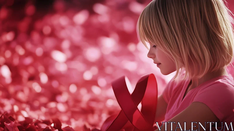 Hope in Pink: A Moment of Quiet Reflection.