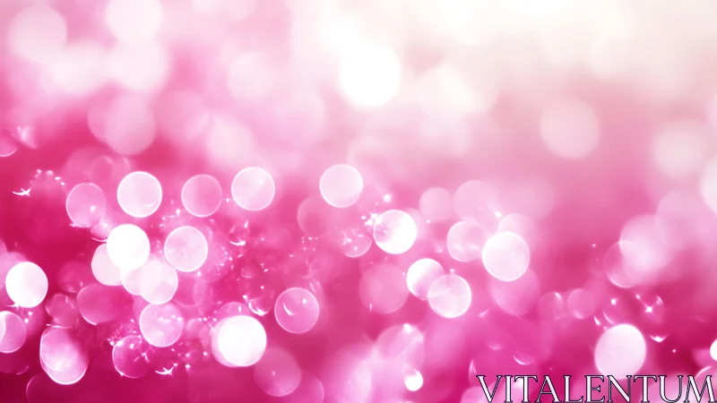 Soft pink bokeh lights abstract background, dreamy and elegant.