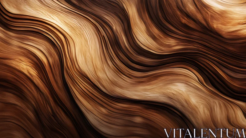 Liquid grain currents in a swirling caramel wood dream.