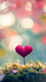 A Vibrant Heart Grows in Nature's Garden