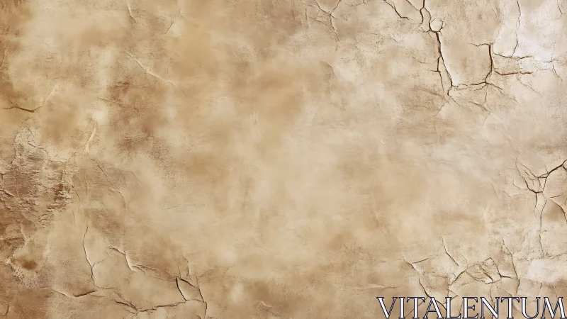 Weathered beige wall invites calm with gentle textured cracks