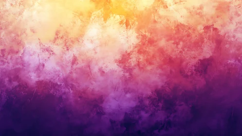 Vibrant magenta to gold gradient with textured abstract wash