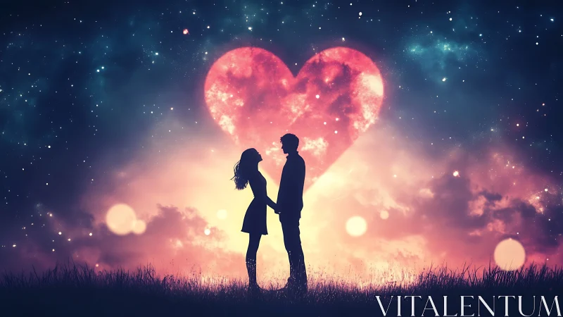 Two Hearts Under Starlight: A Cosmic Love Story.