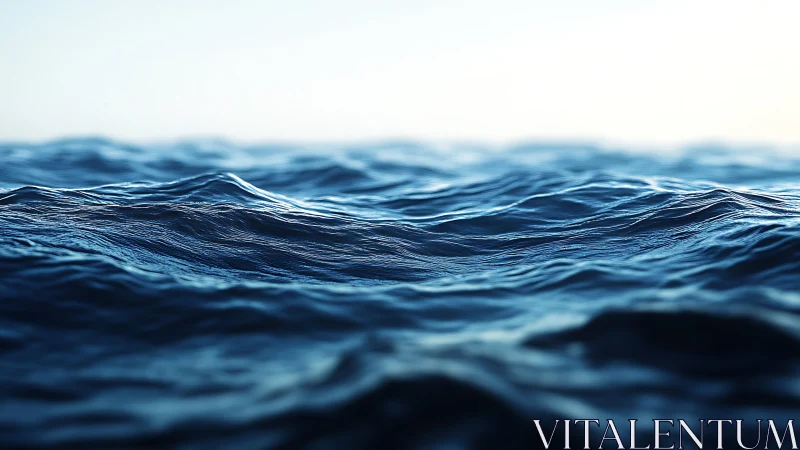 Gentle rolling ocean waves under calm morning light.